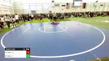 78 lbs Quarterfinal - Solomon Zuni, Stout Wrestling Academy vs Ricardo Ruiz, East Sabers