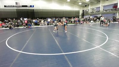 120 lbs Cons. Quarters - Delialah Betances, The Storm Wrestling Center vs Aiyana Smith, Thoroughbred Wrestling Academy