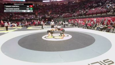 150 lbs Cons. Sub-quarters - Braxden Martin, Perkins vs D'Mari Campbell, Firelands