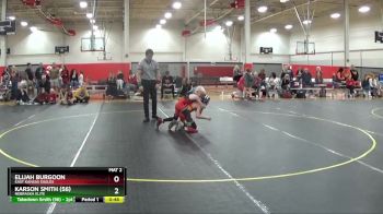 56/59 Round 5 - Elijah Burgoon, East Kansas Eagles vs Karson Smith (56), Nebraska Elite