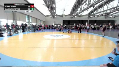 81 lbs Rr Rnd 5 - Eliana Servis, Fair Lawn Jr Wrestling vs Blake Westervelt, Pride ES