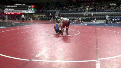 184 lbs Consi Of 16 #2 - Cole Bartram, Lock Haven vs Leo Varga, Franklin & Marshall