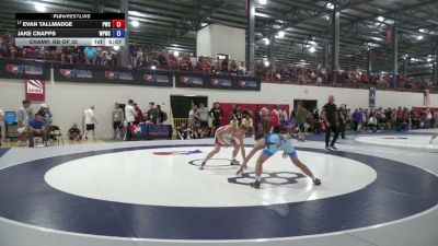 61 kg Champ. Rd Of 32 - Evan Tallmadge, Pittsburgh Wrestling Club vs Jake Crapps, West Point Wrestling Club