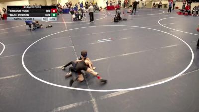 10U - 67 lbs Cons. Round 4 - Lincoln Foss, Pursuit Wrestling Minnesota vs Nash Zierden, Rogers Area Youth Wrestling Club