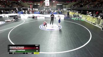 130 lbs Champ. Round 1 - Phoenix Strasen, Petaluma Wrestling Club vs Kendall Chapman, California