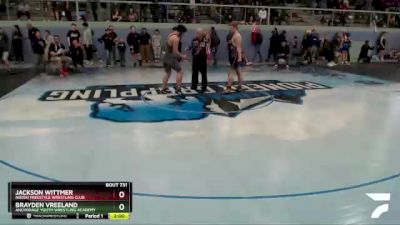 182 lbs Round 1 - Jackson Wittmer, Nikiski Freestyle Wrestling Club vs Brayden Vreeland, Anchorage Youth Wrestling Academy