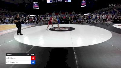 150 lbs Rnd Of 32 - Ryker Cox, NY vs Zane Engels, MN