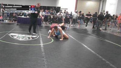200 lbs Quarterfinal - Cambree Anderson, ND vs Halle Spears, MI