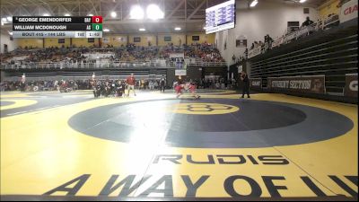 144 lbs Round Of 16 - George Emendorfer, Baylor School vs William McDonough, Archbishop Spalding