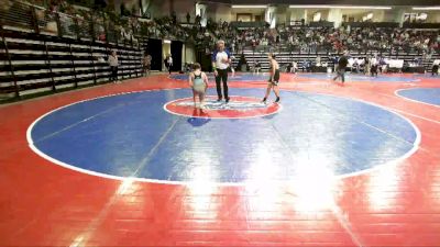 90 lbs Consi Of 8 #2 - Luca Vitello, Richmond Hill Wrestling Club vs Sam Ingram, Roundtree Wrestling Academy