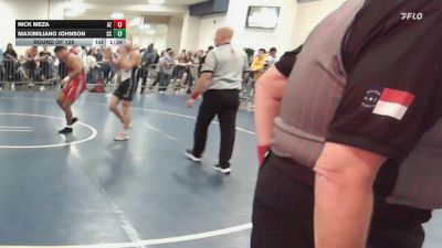 144 lbs Round Of 128 - Nick Meza, AZ vs Maximiliano Johnson, SC