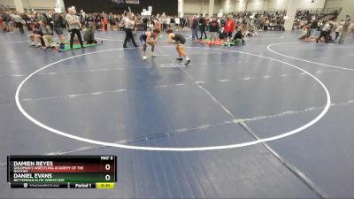 144 lbs Cons. Round 2 - Damien Reyes, Goldman`s Wrestling Academy Of The Rockies vs Daniel Evans, Betterman Elite Wrestling