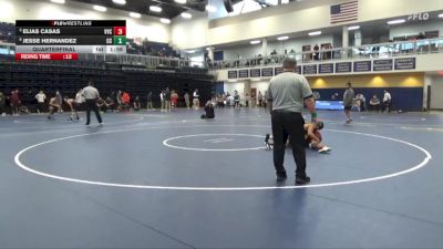125 lbs Quarterfinal - Elias Casas, Victor Valley College vs Jesse Hernandez, Cerritos College
