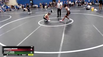 157 lbs Round 1 - Wyatt Davis, Lincoln Southwest vs Andrew Brown, Bellevue East