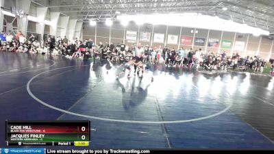 49 lbs Champ Round 1 (16 Team) - Jacques Finley, Western Nebraska vs Cade Hill, Black Fox Wrestling