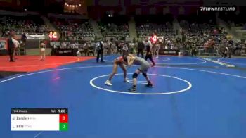 80 lbs Quarterfinal - Jake Zerden, Iron Horse vs Legend Ellis, Coweta