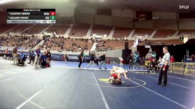 D1-106 lbs Quarterfinal - Cooper Green, Mountain View (Mesa) High School vs Leland Frost, Marana High School