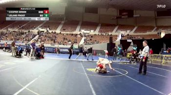 D1-106 lbs Quarterfinal - Cooper Green, Mountain View (Mesa) High School vs Leland Frost, Marana High School