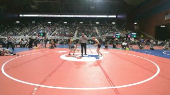 110 lbs Quarterfinal - Allison LeBlanc, Powell vs Isabella Hetzel, Thermopolis