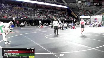 190 Class 2 lbs Champ. Round 1 - Jackson Perkins, Lafayette (St. Joseph) vs Maxwell Burns, St. James