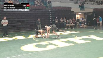 113 lbs Round Of 16 - Juan Ramirez, Greenwood vs Delson Recker, Carolina Forest