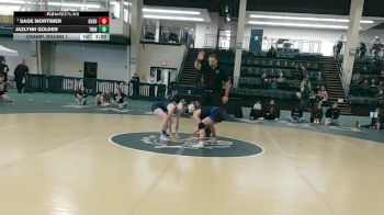 110 lbs Champ. Round 1 - Sage Mortimer, Grand Valley State vs Jazlynn Golder, Trine