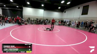 74 lbs Semifinal - Cord Christensen, Texas Elite Wrestling Club vs Forrest Rose, Best Trained Wrestling