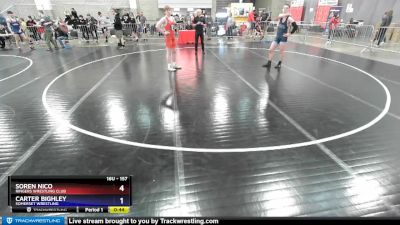 157 lbs Round 3 - Soren Nico, Ringers Wrestling Club vs Carter Bighley, Somerset Wrestling