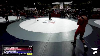 92 lbs Cons. Round 3 - Jordan Johnson, Eureka Freestyle Wrestling Club vs Aydan McCune, Sunnyvale Wrestling Club