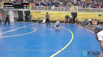 45 lbs Consolation - Arrow Fife, Tecumseh Youth Wrestling vs James Snider, Bartlesville Wrestling Club