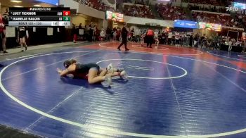 120 lbs 3rd Place Match - Isabelle Salois, Cut Bank vs Lucy Ticknor, Glenrock WC