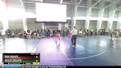 88 lbs Cons. Round 5 - Beau Phillips, Morgan Wrestling Club vs Beckam Williams, Northside Wrestling Club