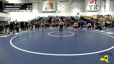 70 lbs Quarterfinal - Mason Rotthoff, Purple Eagles Wrestling Academy vs Brandon Costello, VHW Club