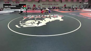 184 lbs Champ. Round 1 - Jax Lipnitz, Wisconsin-Whitewater vs Henry Rydwelski, North Central