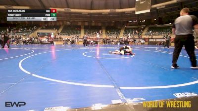 88 lbs Consolation - Nia Rosales, California Grapplers vs Tory Rice, Prodigy Elite Wrestling