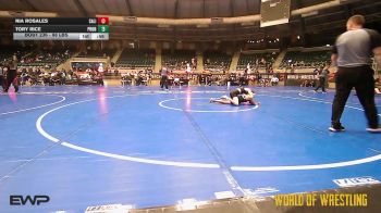 88 lbs Consolation - Nia Rosales, California Grapplers vs Tory Rice, Prodigy Elite Wrestling