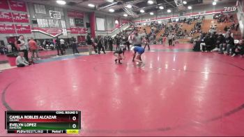 105 lbs Cons. Round 5 - Evelyn Lopez, Hamilton vs Camila Robles Alcazar, Colony