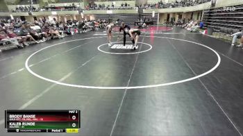 121 lbs Round 1 (4 Team) - Kaleb Runde, Holmen vs Brody Banse, Gale-Ett.-Tr./Mel.-Min.