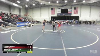 116 lbs Round 3 (3 Team) - Logan Bellis, Tioga Sr HS vs Anthony Massimillo, Island Trees Sr High