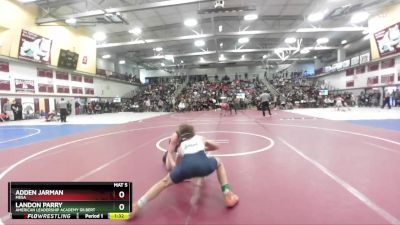 120 lbs Champ. Round 2 - Landon Parry, American Leadership Academy Gilbert vs Adden Jarman, Mesa