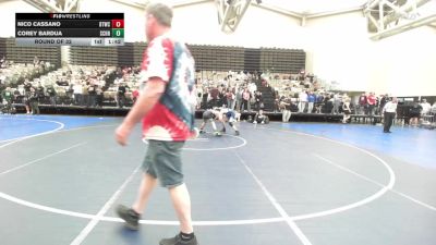 122-H lbs Round Of 32 - Nico Cassano, Bitetto Trained Wrestling vs Corey Bardua, Sachem North