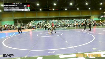 83 lbs Consi Of 8 #2 - Nathan Gonzales, España Wrestling vs Urijah Vandelinder, Sierra Sabers