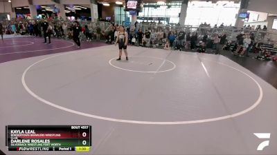 Round 1 - Kayla Leal, Bordertown Brawlers Wrestling Club vs Darlene Rosales, Silverback Wrestling Fort Worth