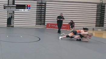 180 lbs 7th Place Match - Karla Martinez, Friends University vs Louise Eskina, Avila