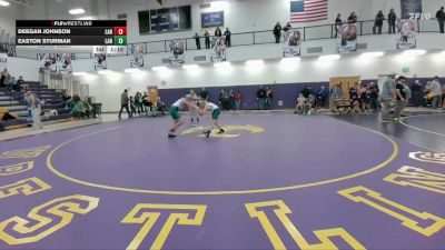 115 lbs Cons. Semi - Easton Sturman, Lander Middle School vs Deegan Johnson, Lander Middle School