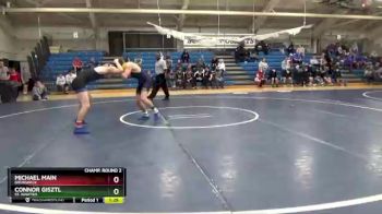 126 lbs Champ. Round 2 - Connor Gisztl, St. Ignatius vs Michael Main, Brunswick