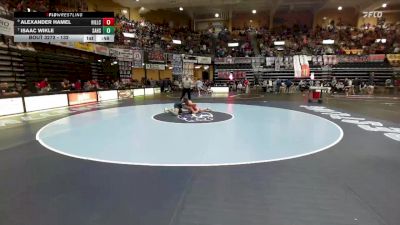 132 lbs Cons. Round 2 - Isaac Wikle, Sabetha Hs vs Alexander Hamel, Hill City Hs