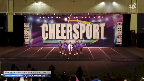 Cheertastic Co. - Code Blue [2025 L3 Junior - Flex - D2 Day 1] 2025 CHEERSPORT Cartersville Classic