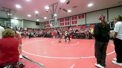 89 lbs Rr Rnd 2 - Jewels Mcclendon, Poteau vs Isabella Lopez, McAlester