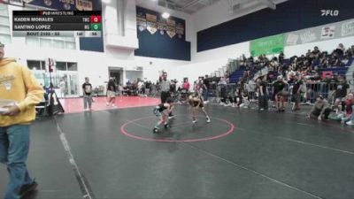 53 lbs 1st Place Match - Kaden Morales, Threshold Wrestling Club vs Santino Lopez, Monster Garage